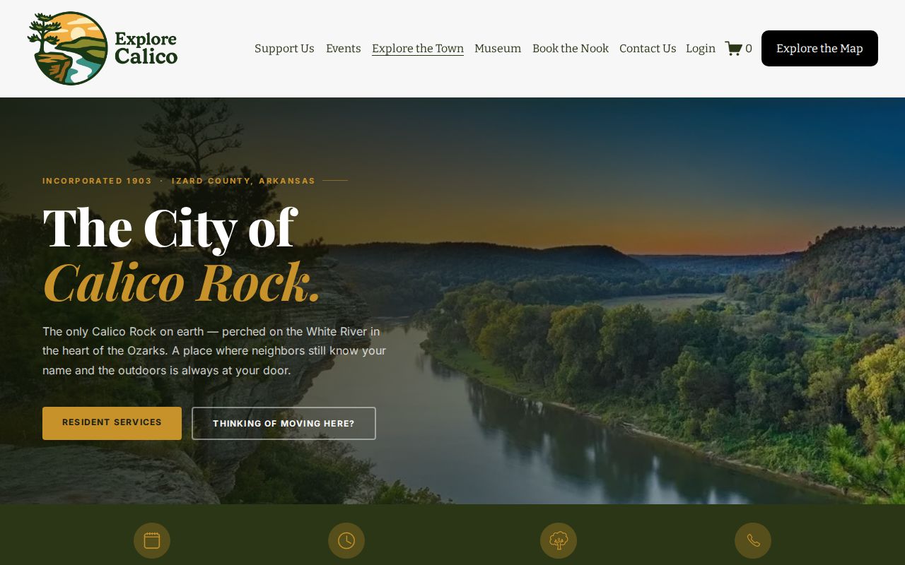 Calico Rock warrant records official city source